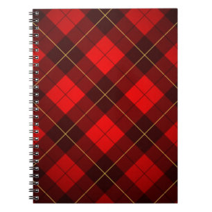 Achtergrond Wallace tartan Notitieboek