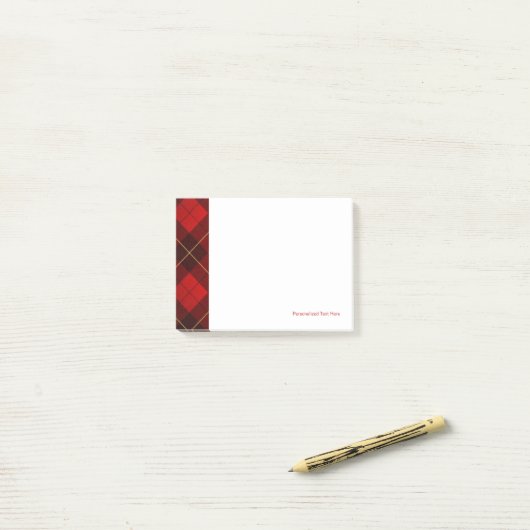 Achtergrond Wallace tartan Post-it® Notes (Op bureau)