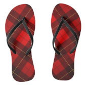 Achtergrond Wallace tartan Teenslippers (Voetbed)