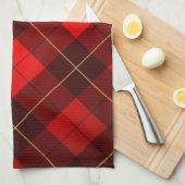 Achtergrond Wallace tartan Theedoek (Quarter Fold)