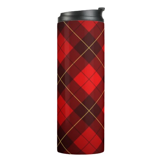 Achtergrond Wallace tartan Thermosbeker (Gedraaid links)