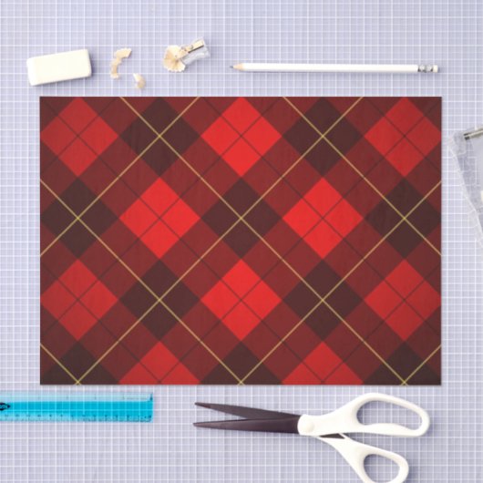 Achtergrond Wallace tartan Tissuepapier (Craft)