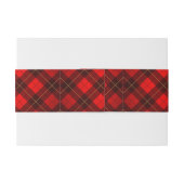 Achtergrond Wallace tartan Uitnodigingen Wikkel (Achterkant Voorbeeld)