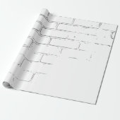 Achtergrond wand wand wand cadeaupapier (Uitgerold)