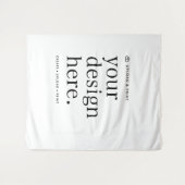 Achtergrond wandtapijt | Ontwerp uploaden evenemen Wandkleed (Voorkant (horizontaal))