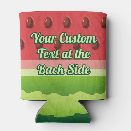 Achtergrond watermeloen blikjeskoeler (Achterkant)