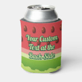 Achtergrond watermeloen blikjeskoeler (Blikje Achterkant)