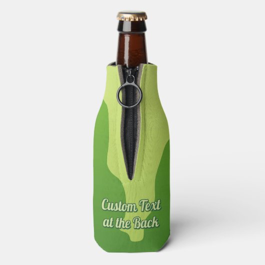 Achtergrond watermeloen flesjeskoeler (Fles Achterkant)