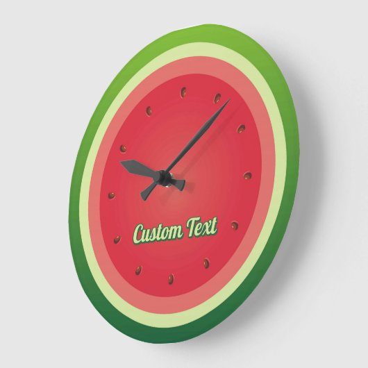 Achtergrond watermeloen grote klok (Hoek)