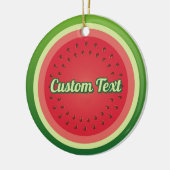 Achtergrond watermeloen keramisch ornament (Links)