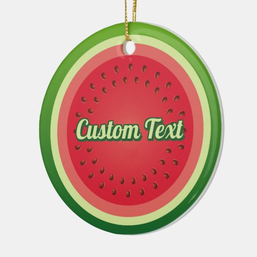 Achtergrond watermeloen keramisch ornament (Links)