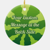 Achtergrond watermeloen keramisch ornament (Achterkant)