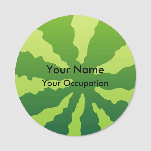 Achtergrond watermeloen naamplaatje (Voorkant)