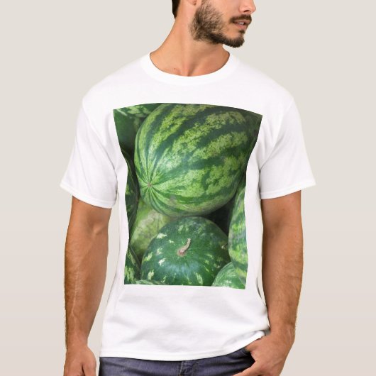 Achtergrond watermeloen t-shirt (Voorkant)