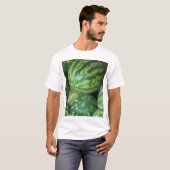 Achtergrond watermeloen t-shirt (Voorkant volledig)