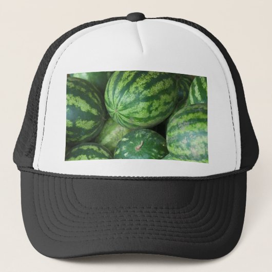 Achtergrond watermeloen trucker pet (Voorkant)