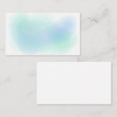 Achtergrond Waterverf Airy Blue Visitekaartje (Voorkant / Achterkant)
