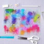 Achtergrond waterverf Art Splat-ontkoppeling Tissuepapier (Craft)