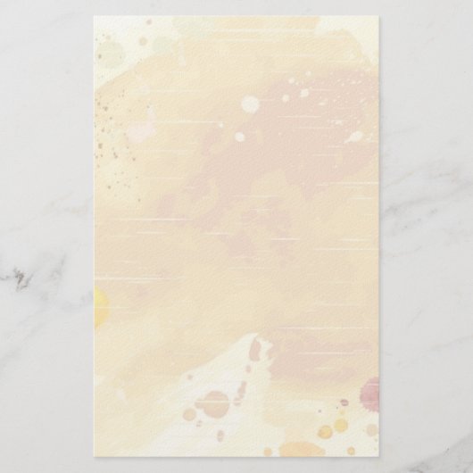 achtergrond waterverf briefpapier (Voorkant)
