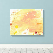 achtergrond waterverf canvas afdruk (Insitu (Houten vloer))