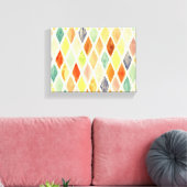 achtergrond waterverf canvas afdruk (Insitu (Woonkamer))