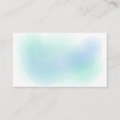 Achtergrond Waterverf Delicate Butterfly Visitekaartje (Achterkant)