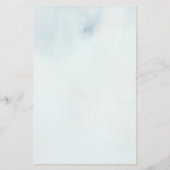 Achtergrond waterverf in pastelblauw en geel briefpapier (Voorkant)