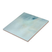 Achtergrond waterverf in pastelblauw en geel tegeltje (Zijkant)