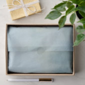 Achtergrond waterverf in pastelblauw en geel tissuepapier (Geschenk)