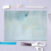 Achtergrond waterverf in pastelblauw en geel tissuepapier (Craft)