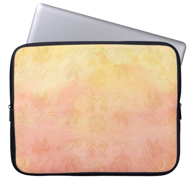 achtergrond waterverf laptop sleeve (Voorkant)