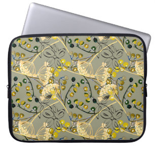 achtergrond waterverf, naadloos patroon laptop sleeve