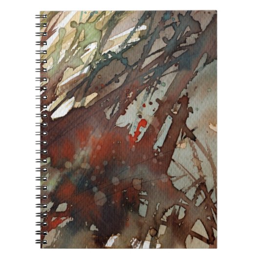 achtergrond waterverf notitieboek (Voorkant)