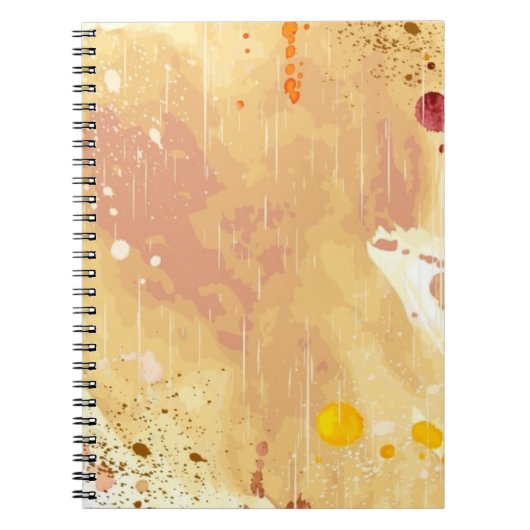 achtergrond waterverf notitieboek (Voorkant)