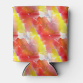 Achtergrond waterverf ontwerpstructuur blikjeskoeler (Voorkant)