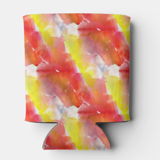 Achtergrond waterverf ontwerpstructuur blikjeskoeler (Achterkant)