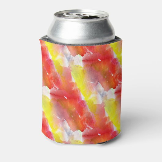 Achtergrond waterverf ontwerpstructuur blikjeskoeler (Blikje Achterkant)