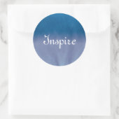 Achtergrond — Waterverf papier 3 Ronde Sticker (Tas)