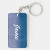 Achtergrond — Waterverf papier 3 Sleutelhanger (achterkant)