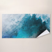 Achtergrond waterverf papier. Abstract gekleurde I Badhanddoek (Badhanddoek)