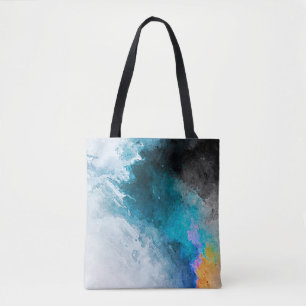 Achtergrond waterverf papier. Abstract gekleurde I Tote Bag