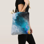 Achtergrond waterverf papier. Abstract gekleurde I Tote Bag (Dichtbij)