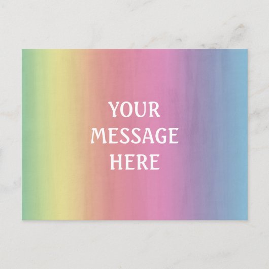 Achtergrond waterverf - Pas uw eigen achtergrond a Briefkaart (Voorkant)