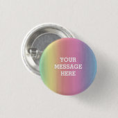 Achtergrond waterverf - Pas uw eigen achtergrond a Ronde Button 3,2 Cm (Voorkant /achterkant)