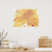 achtergrond waterverf poster (Keuken)