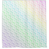 Achtergrond waterverf regenbooggradiënt douchegordijn (Voorkant)