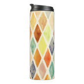 achtergrond waterverf thermosbeker (Geroteerd rechts)