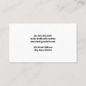 Achtergrond waterverf visitekaartje