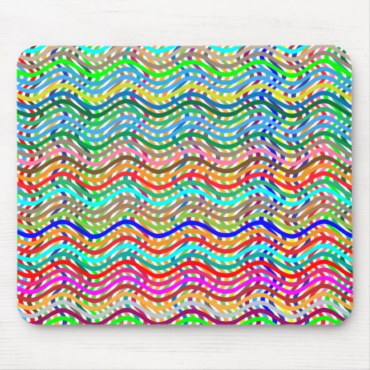 Achtergrond Wavy Lines Muismat (Voorkant)
