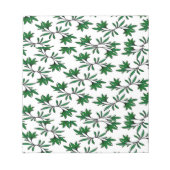 Achtergrond wervelblad notitieblok (Voorkant)